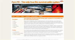 Desktop Screenshot of fire-cables.co.uk