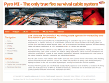 Tablet Screenshot of fire-cables.co.uk